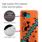 For Xiaomi Redmi 9C Coloured Drawing Pattern Highly Transparent TPU Protective Case(Stair Cat) - 2