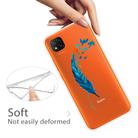 For Xiaomi Redmi 9C Coloured Drawing Pattern Highly Transparent TPU Protective Case(Feather) - 2