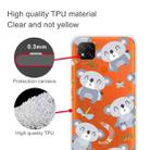 For Xiaomi Redmi 9C Coloured Drawing Pattern Highly Transparent TPU Protective Case(Koala) - 3