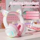 ONIKUMA GT838 2.4G Head-mounted Wireless Bluetooth Headphone(Pink) - 2