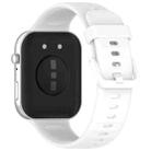 For Huawei Watch Fit3 xDfind Colorful Buckle Silicone Sports Watch Band(White) - 2