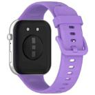 For Huawei Watch Fit3 xDfind Colorful Buckle Silicone Sports Watch Band(Purple) - 2