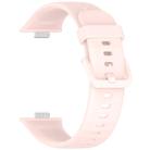 For Huawei Watch Fit 4 Pro / 4 / 3 xDfind Colorful Buckle Silicone Sports Watch Band(Pink) - 3