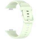 For Huawei Watch Fit3 xDfind Colorful Buckle Silicone Sports Watch Band(Green) - 3