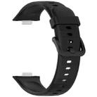 For Huawei Watch Fit 4 Pro / 4 / 3 xDfind Colorful Buckle Silicone Sports Watch Band(Black) - 3