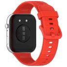 For Huawei Watch Fit3 xDfind Colorful Buckle Silicone Sports Watch Band(Red) - 2