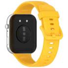 For Huawei Watch Fit3 xDfind Colorful Buckle Silicone Sports Watch Band(Yellow) - 2