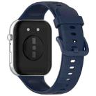 For Huawei Watch Fit3 xDfind Colorful Buckle Silicone Sports Watch Band(Midnight Blue) - 2