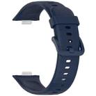 For Huawei Watch Fit3 xDfind Colorful Buckle Silicone Sports Watch Band(Midnight Blue) - 3