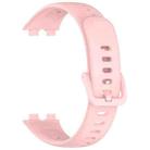 For Huawei Band 10 / 9 / 8 xDfind Nail Button Glossy Silicone Watch Band(Pink) - 3
