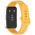 For Huawei Band 10 / 9 / 8 xDfind Nail Button Glossy Silicone Watch Band(Yellow) - 2