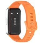 For Huawei Band 10 / 9 / 8 xDfind Nail Button Glossy Silicone Watch Band(Orange) - 2