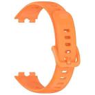 For Huawei Band 10 / 9 / 8 xDfind Nail Button Glossy Silicone Watch Band(Orange) - 3