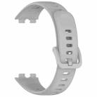 For Huawei Band 10 / 9 / 8 xDfind Nail Button Glossy Silicone Watch Band(Grey) - 3