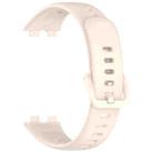 For Huawei Band 10 / 9 / 8 xDfind Nail Button Glossy Silicone Watch Band(Transparent) - 3
