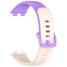 For Huawei Band 10 / 9 / 8 xDfind Nail Button Glossy Silicone Watch Band(Starlight Purple) - 3