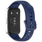 For Huawei Band 10 / 9 / 8 xDfind Nail Button Glossy Silicone Watch Band(Dark Blue) - 2
