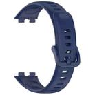 For Huawei Band 10 / 9 / 8 xDfind Nail Button Glossy Silicone Watch Band(Dark Blue) - 3