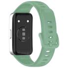 For Huawei Band 10 / 9 / 8 xDfind Nail Button Glossy Silicone Watch Band(Dark Green) - 2