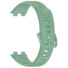 For Huawei Band 10 / 9 / 8 xDfind Nail Button Glossy Silicone Watch Band(Dark Green) - 3