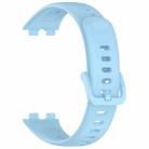 For Huawei Band 10 / 9 / 8 xDfind Nail Button Glossy Silicone Watch Band(Light Blue) - 3