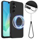 For Samsung Galaxy A16 4G / 5G Shockproof Silicone Magsafe Phone Case(Black) - 1