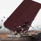 For Samsung Galaxy A25 5G Shockproof Silicone Magsafe Phone Case(Plum Color) - 2