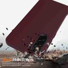 For Samsung Galaxy A36 / A56 5G Shockproof Silicone Magsafe Phone Case(Plum Color) - 2