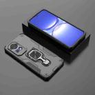 For Huawei nova 12 Metal Kickstand TPU Hybrid PC Phone Case(Black) - 2
