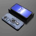 For Huawei nova 12 Metal Kickstand TPU Hybrid PC Phone Case(Blue) - 2