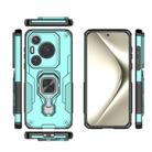 For Huawei Pura 70 Pro Metal Kickstand TPU Hybrid PC Phone Case(Green) - 3