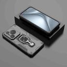 For Huawei Pura 70 Metal Kickstand TPU Hybrid PC Phone Case(Black) - 2