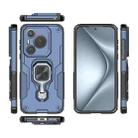 For Huawei Pura 70 Metal Kickstand TPU Hybrid PC Phone Case(Blue) - 3