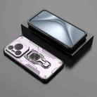 For Huawei Pura 70 Metal Kickstand TPU Hybrid PC Phone Case(Purple) - 2