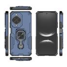 For Huawei nova 14 Metal Kickstand TPU Hybrid PC Phone Case(Blue) - 3