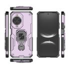 For Huawei nova 14 Metal Kickstand TPU Hybrid PC Phone Case(Purple) - 3