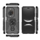 For Huawei nova 14 Ultra Metal Kickstand TPU Hybrid PC Phone Case(Black) - 3