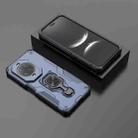 For Huawei nova 14 Ultra Metal Kickstand TPU Hybrid PC Phone Case(Blue) - 2