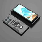 For Motorola Edge 60 Fusion Metal Kickstand TPU Hybrid PC Phone Case(Black) - 2