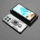 For Motorola Edge 60 Fusion Metal Kickstand TPU Hybrid PC Phone Case(Grey) - 2