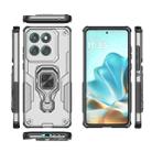 For Motorola Edge 60 Fusion Metal Kickstand TPU Hybrid PC Phone Case(Grey) - 3