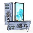 For Motorola Edge 60 Fusion Metal Kickstand TPU Hybrid PC Phone Case(Blue) - 1