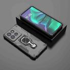 For Motorola Edge 60 Stylus Metal Kickstand TPU Hybrid PC Phone Case(Black) - 2