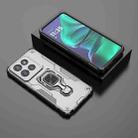 For Motorola Edge 60 Stylus Metal Kickstand TPU Hybrid PC Phone Case(Grey) - 2
