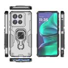 For Motorola Edge 60 Stylus Metal Kickstand TPU Hybrid PC Phone Case(Grey) - 3