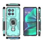 For Motorola Edge 60 Stylus Metal Kickstand TPU Hybrid PC Phone Case(Green) - 3