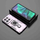 For Motorola Edge 60 Stylus Metal Kickstand TPU Hybrid PC Phone Case(Purple) - 2