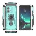 For Motorola Edge 40 Neo Metal Kickstand TPU Hybrid PC Phone Case(Green) - 3