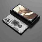 For Motorola Edge 50 Metal Kickstand TPU Hybrid PC Phone Case(Grey) - 2