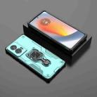 For Motorola Edge 50 Fusion Metal Kickstand TPU Hybrid PC Phone Case(Green) - 2
